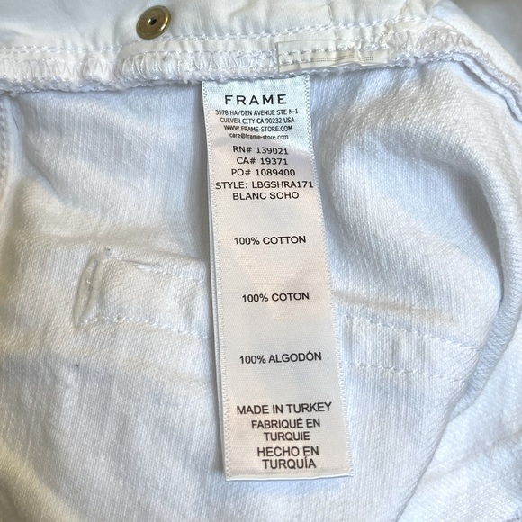 Frame Denim Le Brigette Distressed Shorts - 28 - Picture 6 of 6